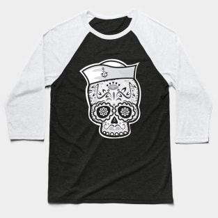 Marinero muerto sugar skull Baseball T-Shirt